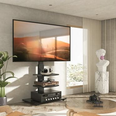 Modern TV Stand for TVs up to 70 inch Walnut - Walmart.com