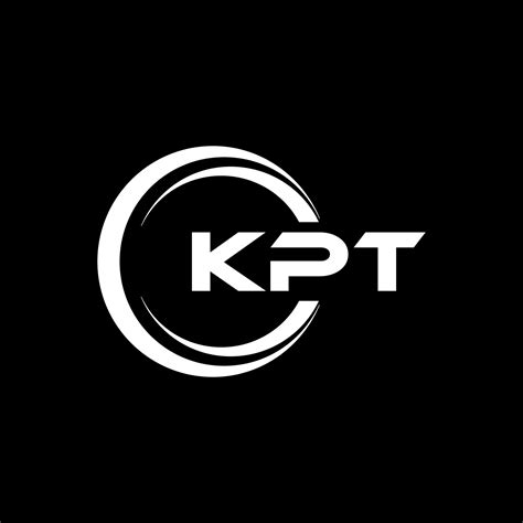 kpt letra logo diseño en ilustración. vector logo, caligrafía diseños ...