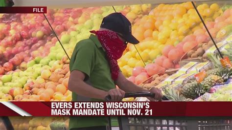 Evers Extends Wisconsins Mask Mandate Until November 21