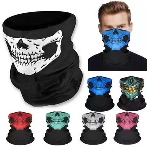 Skull Face Shield Mask Bandanas Skeleton Motorcycle Scarf 1pcs