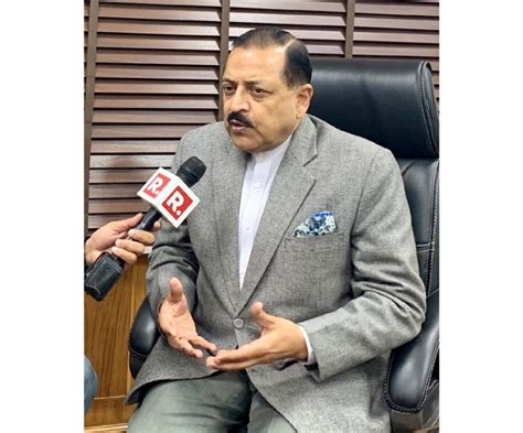 Union Minister Dr Jitendra Singh Speaking To Media At New Delhi On