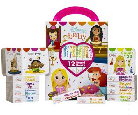 Disney Baby My First Library Board Book Block 12 Book Set Disney