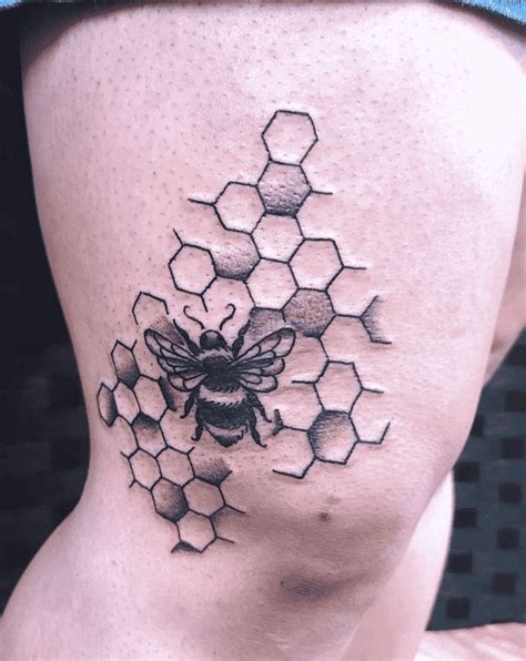 Bee Tattoo Design Images Bee Ink Design Ideas Honeycomb Tattoo Bee