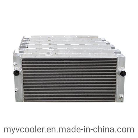 Aluminum Bar Plate Oil Cooler Charge Air Cooler For Excavator China