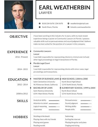 Free 18 Sample Lawyer Resume Templates In Ms Word Pdf