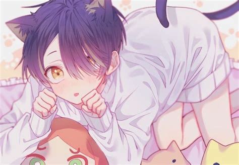 Pin By Raynie On Neko ~•3•~ Anime Cat Boy Anime Chibi Cute Anime Boy