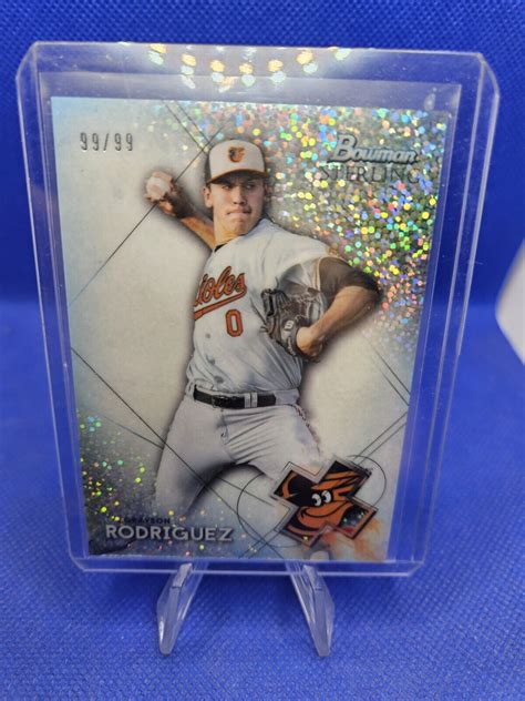 Grayson Rodriguez Bowman Sterling Prospect Speckle Refractor