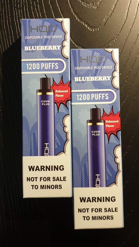 HQD DISPOSABLE VAPE BLUEBERRY CUVIE PLUS 1200 PUFFS FIRMIN CIGARS