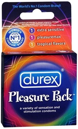 Durex Pleasure Pack - 3 Pack