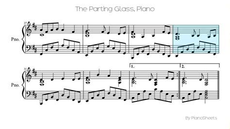 The Parting Glass [piano Solo] Youtube