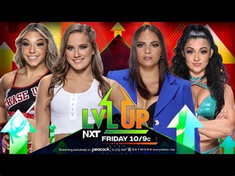 NXT LVL UP FALLON HENLEY AND THEA HAIL VS KIANA JAMES AND ARIANNA