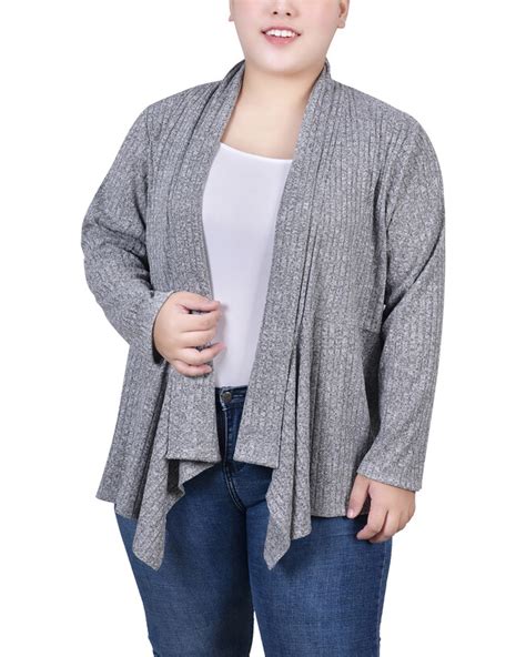 Long Sleeve Ribbed Cardigan Onestopplus