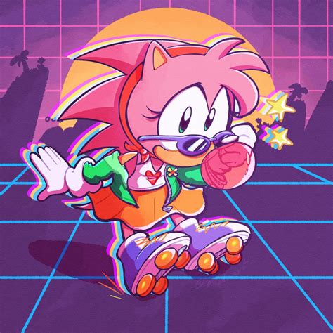 Roller Skating Amy : r/SonicTheHedgehog