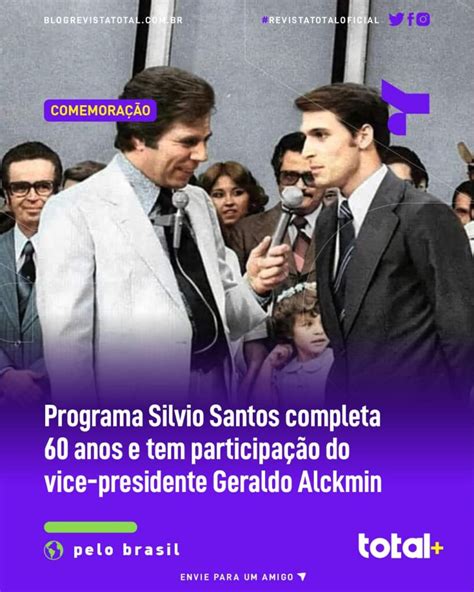 PROGRAMA SILVIO SANTOS COMPLETA 60 ANOS E TEM PARTICIPAÇÃO DO VICE