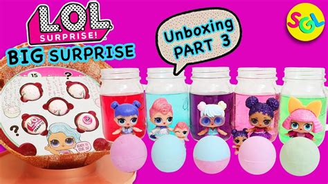 Lol Big Surprise Dolls Limited Edition Unboxing Pt 3 Charm Fizz Balls