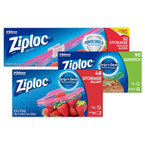 Ziploc Quart Bags