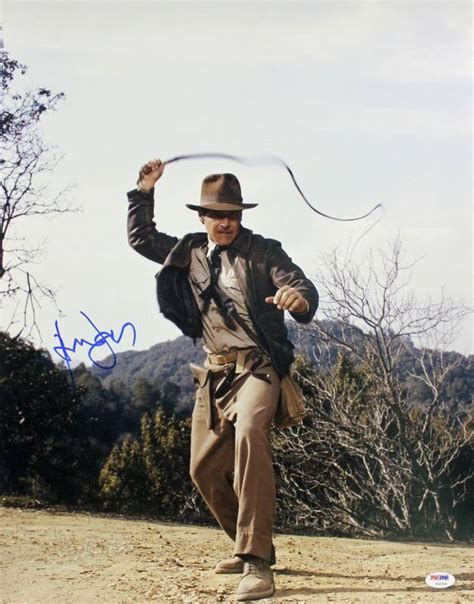 Lot Detail Harrison Ford Signed 16 X 20 Color Photo From Indiana