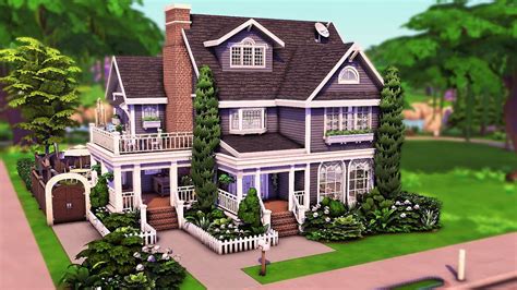 Suburban Family Home | The Sims 4 Speed Build - YouTube