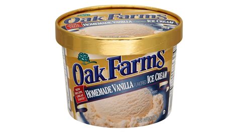 Oak Farms Ice Cream Vanilla (0.5 gal) | Delivery Near Me - Doordash