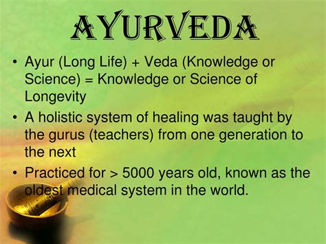 Ppt Ayurveda Basic Understanding Powerpoint Presentation Free