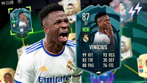 ROTÍSIMO o SBC ESTAFA VINICIUS JR 87 POTM REVIEW FIFA 22 ULTIMATE