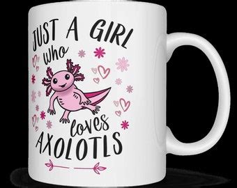 Axolotl Coffee Mug Axolotl Lover Gift Gift For Her Cute Axolotl Gift