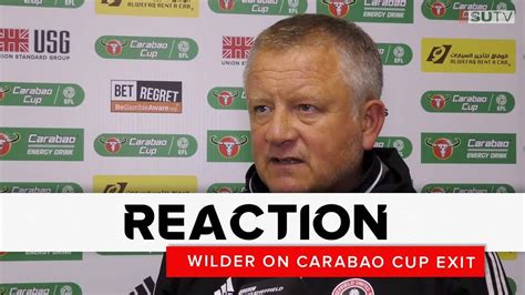 Chris Wilder Sheffield United V Sunderland Reaction Interview YouTube