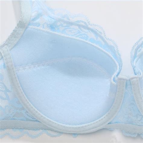 plusnao 3/4カップ ブラジャー インナー 可愛い セクシー 大人 ワイヤー 谷間 レース 単品 下着 ランジェリー フェミニン 女性 ...