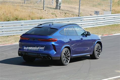 2024 BMW X6 M Facelift Spied On The Nurburgring With Minimal Camo