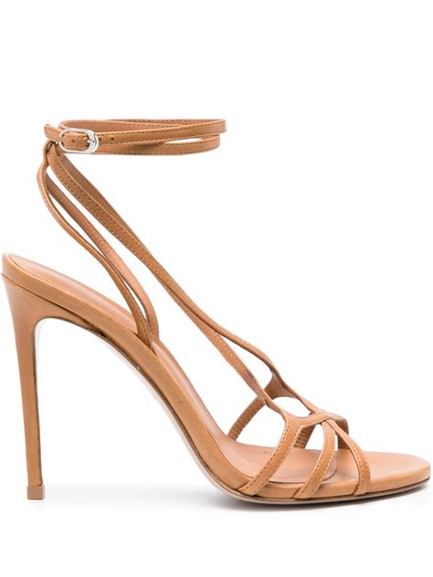 Le Silla Belen Mm Leather Sandals Farfetch