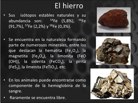 El Hierro Y Sus Aleaciones