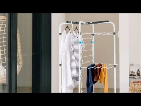 Hills 3 Tier Mobile Tower Clothes Airer Product Overview YouTube