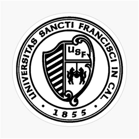 University Of San Francisco Crest Sticker By Samantha Ruiz