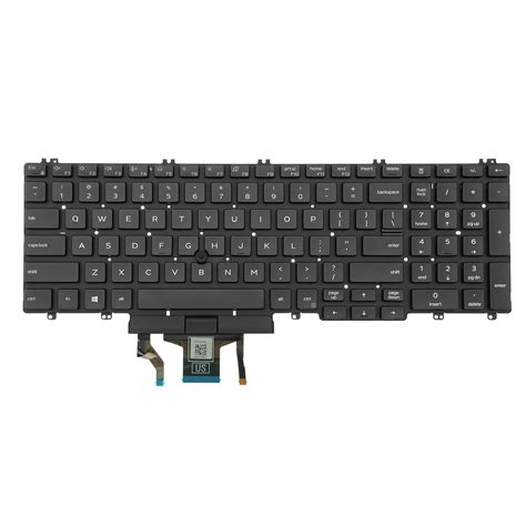 Antwelon Replacement Laptop Keyboard Backlight For Dell Latitude