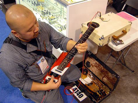 Folding Guitar 2010 NAMM Show Mark Dalzell Flickr