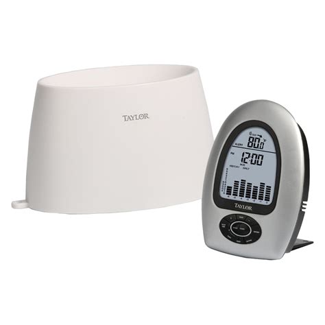 Taylor 2755 Wireless Rain Gauge with Thermometer - Walmart.com