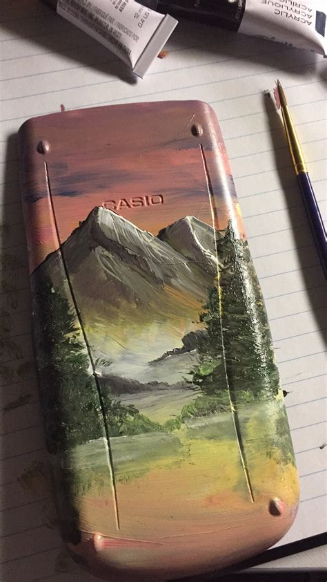 Custom Painted Calculator Etsy