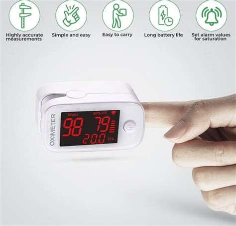 Professionele Saturatiemeter Pulse Oximeter Zuurstofmeter Vinger