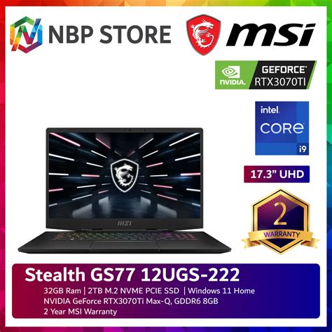 MSI Stealth GS77 Price In Malaysia Specs RM15039 TechNave