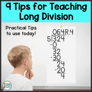 9 Top Tips for Teaching Long Division - Caffeine Queen Teacher