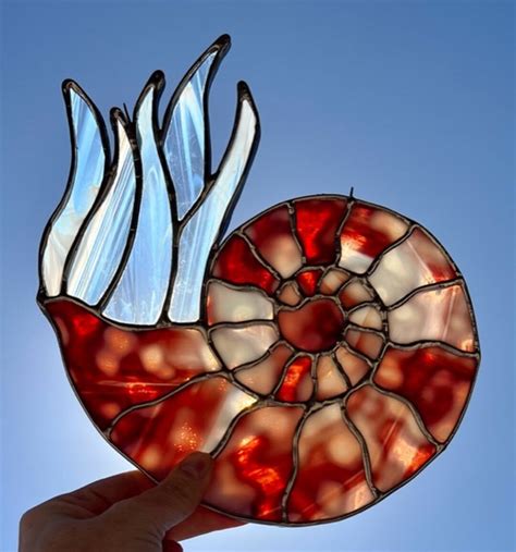 Nautilus Stained Glass Etsy