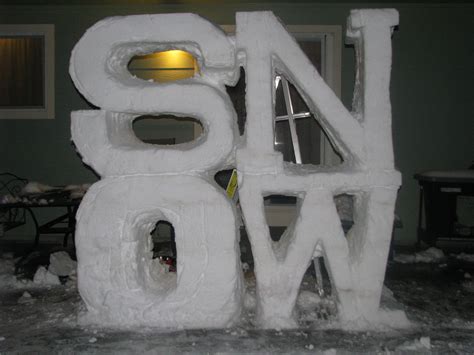 Snow Sculpture : 6 Steps (with Pictures) - Instructables
