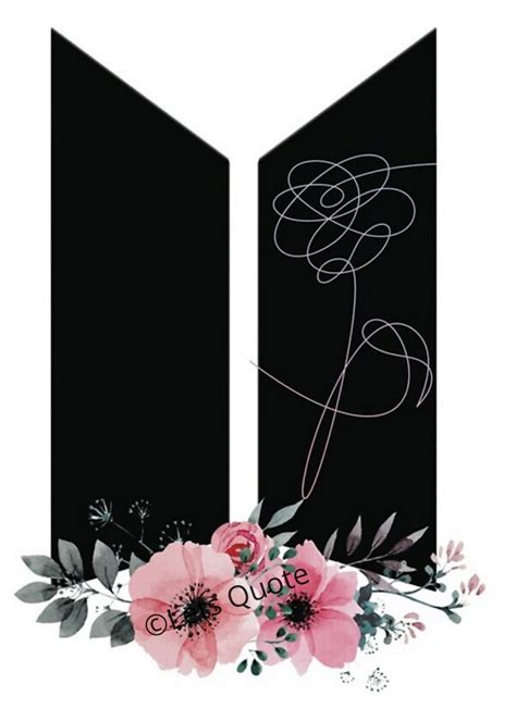 Bts Logo Poster Bts Printables Bts Logo Kpop Printable Etsy