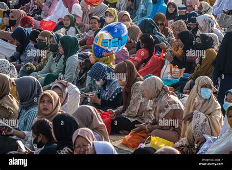 Yogyakarta Indonésie 02nd mai 2022 Les musulmans indonésiens sont