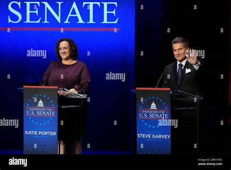 U S Rep Katie Porter D Calif Left And Former Baseball Player