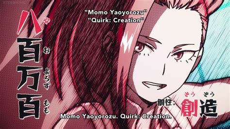 Boku no Hero Academia || Yaoyorozu Momo || Quirk: Creation | Hero ...