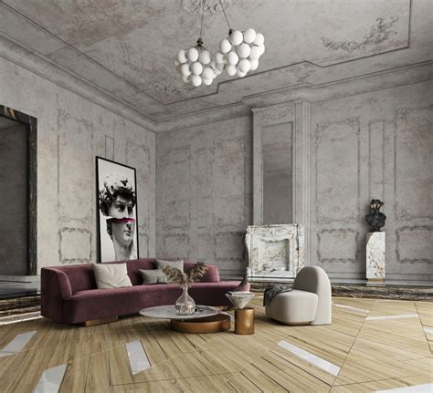 Neoclassical interior design on Behance Neoclassical Interior Design, Zadar, Louis Xiv, French ...