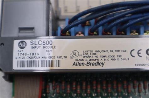 Allen Bradley Ib Ser C Slc Input Module Point Ab Stock L