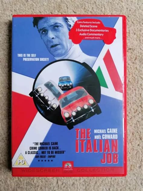 The Italian Job Dvd Michael Caine Noel Coward Eur Picclick It