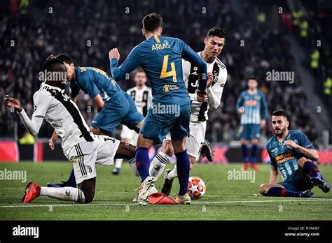 Turin Italy Th Mar Juventus Vs Atletico Madrid Champions